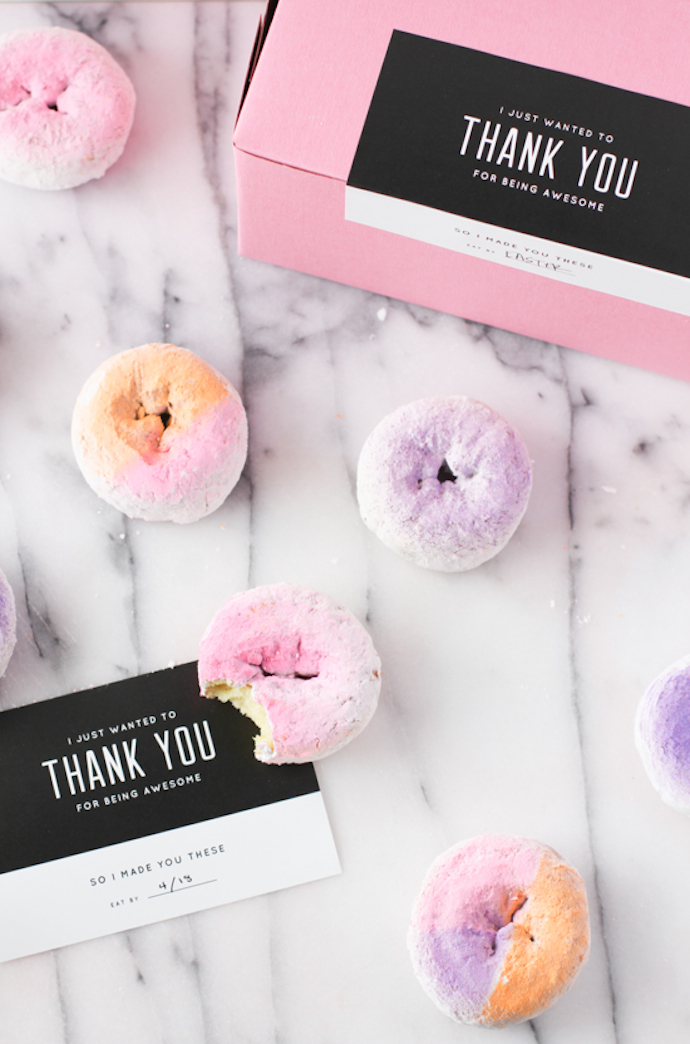 colorblocked and ombre donut diy1