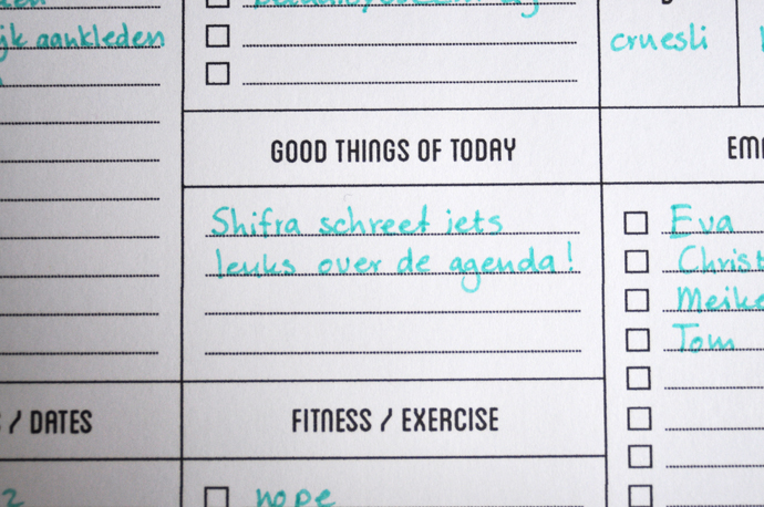 to do list good things