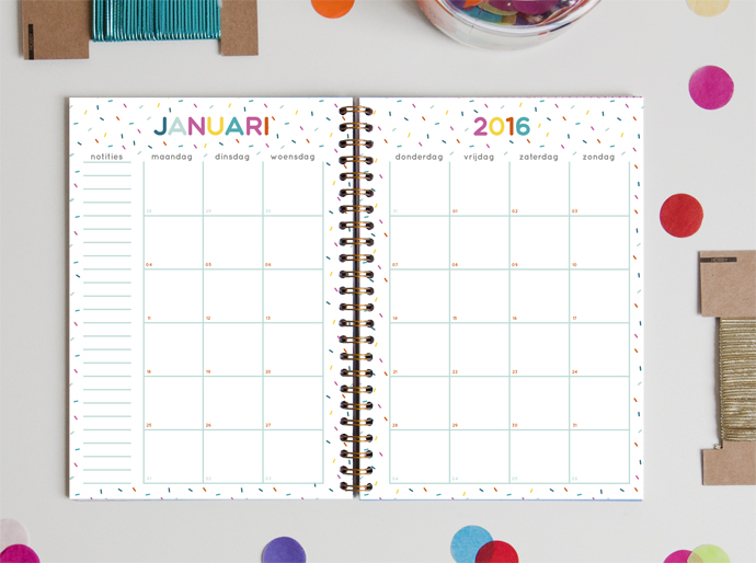 magie Dierentuin Offer Pre-order nu de Team Confetti agenda 2016! | Team Confetti