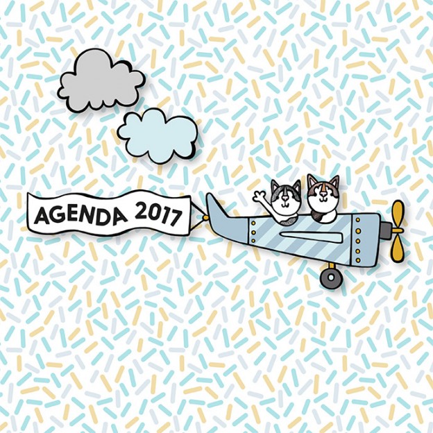 Sneak peek: De Team Confetti Agenda Cover!