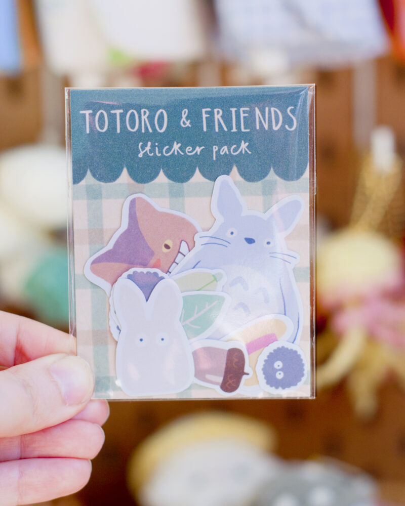 sticker pack - totoro & friends - Afbeelding 2
