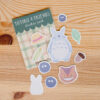 sticker pack - totoro & friends